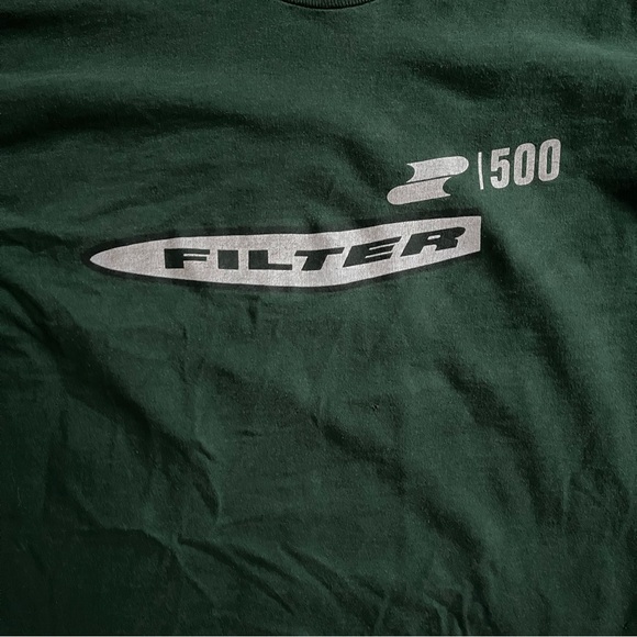 Vintage 90s Filter 500 single stitch band tee / Large
